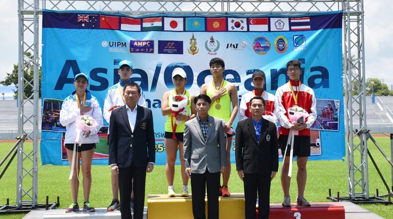 การแข่งขันปัญจกีฬา ประเภททีมผสม รุ่นอายุไม่เกิน 19 ปี ชิงแชมป์โซนเอเชียและโอเชียเนีย 27 พ.ค.61