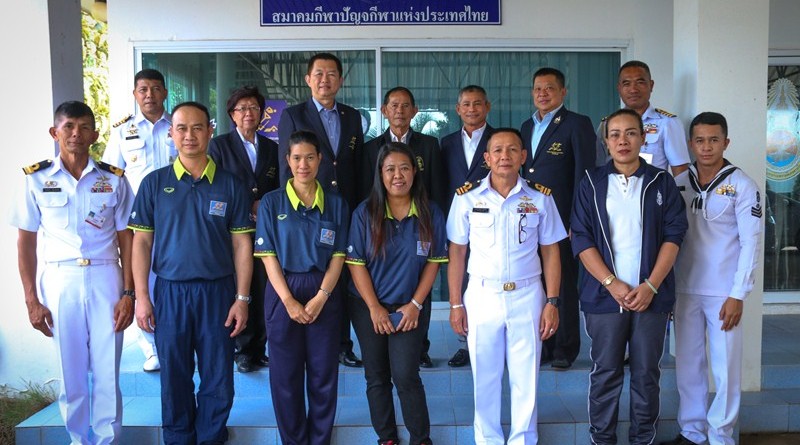 นายกสมาคมกีฬาปัญจกีฬาแห่งประเทศไทย พร้อมด้วยคณะฯ เดินทางไปตรวจเยี่ยมสำนักงานสมาคมกีฬาปัญจกีฬาแห่งประเทศไทย พื้นที่ส่วนแยกสัตหีบ