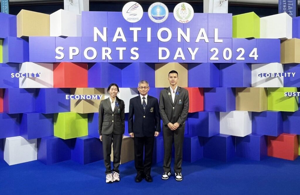 เลขาธิการสมาคมกีฬาปัญจกีฬาแห่งประเทศไทย เป็นผู้แทนสมาคมเข้าร่วมงานประกาศเกียรติคุณนักกีฬาดีเด่น