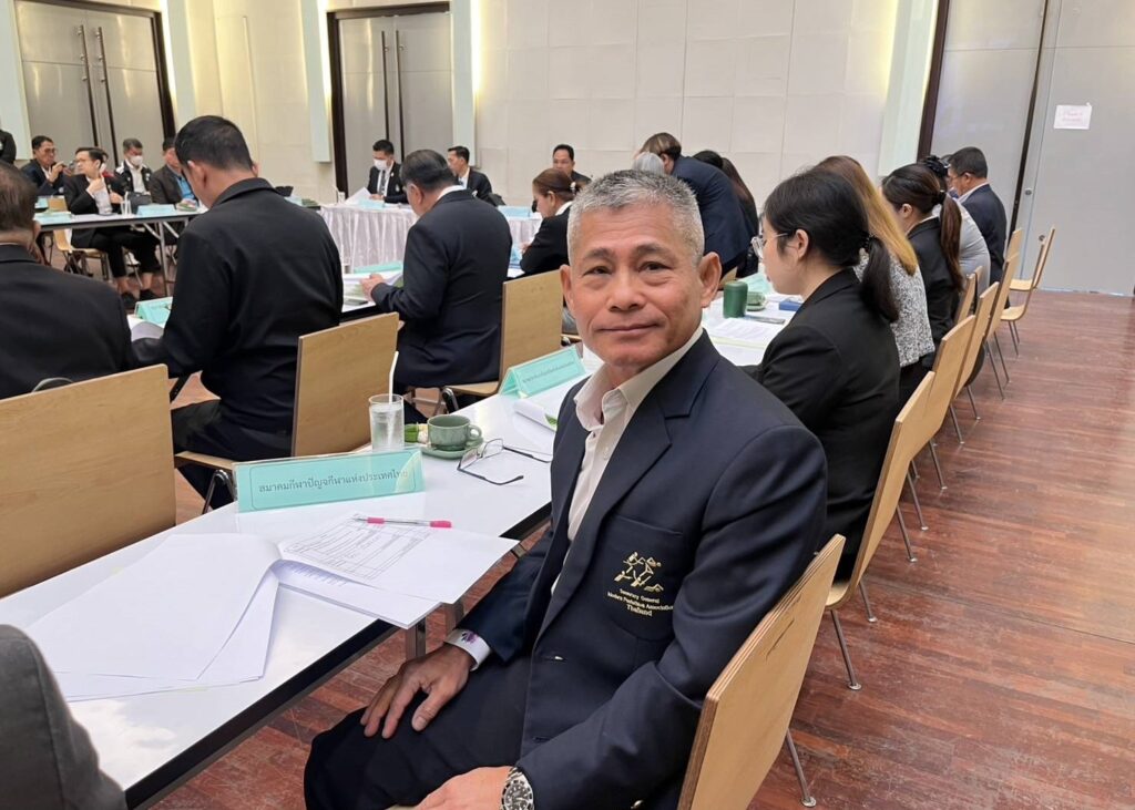 เลขาธิการสมาคมกีฬาปัญจกีฬาแห่งประเทศไทย เข้าร่วมการประชุมคณะกรรมการสาขาจัดการแข่งขัน สนามแข่งขันและฝึกซ้อม ในการจัดการแข่งขันกีฬาซีเกมส์ ครั้งที่ ๓๓